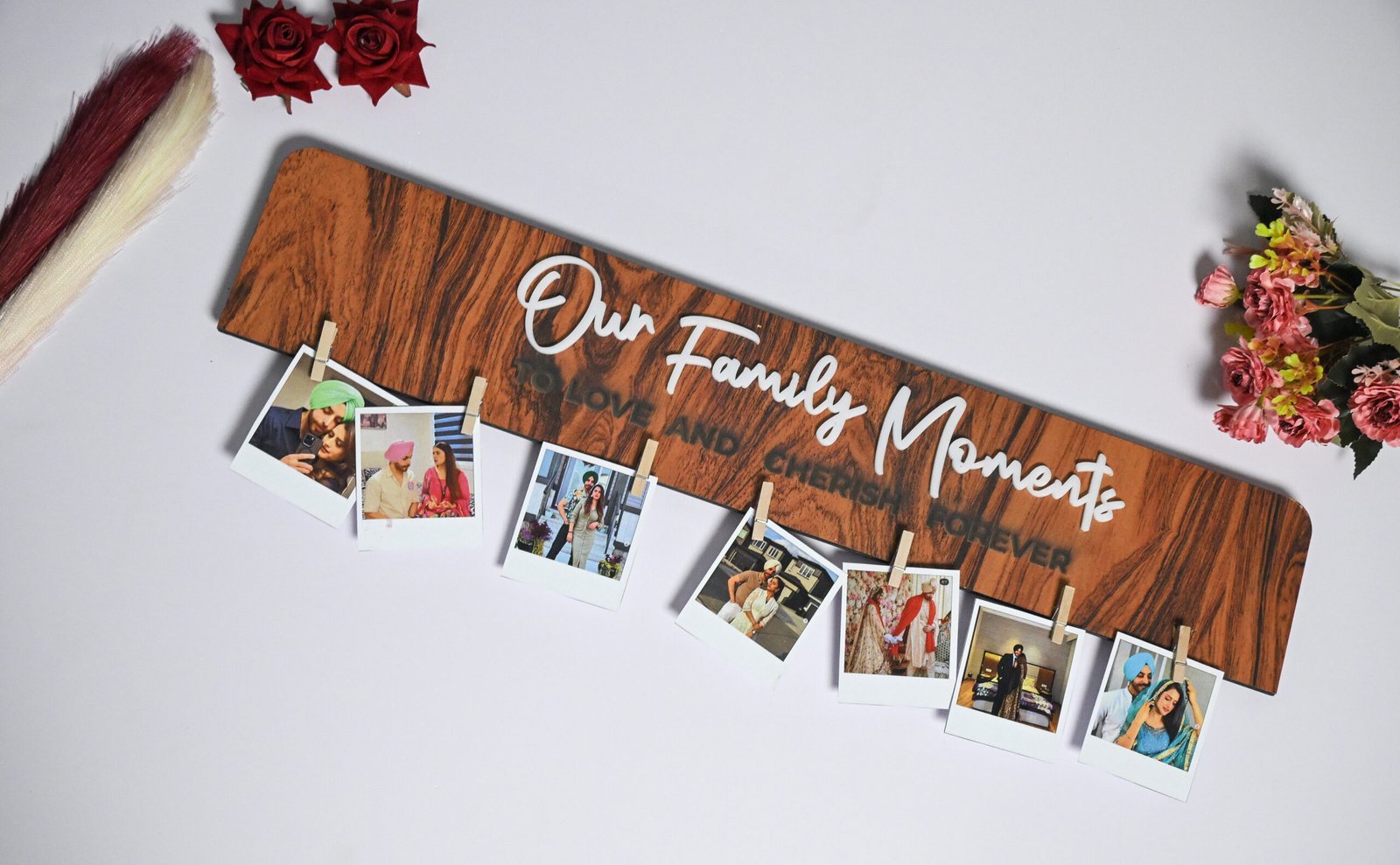 Family Moment Board Light Brown,Brown - Image 2