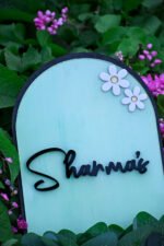 House Name Planter Lavender,Aqua Green,Maroon