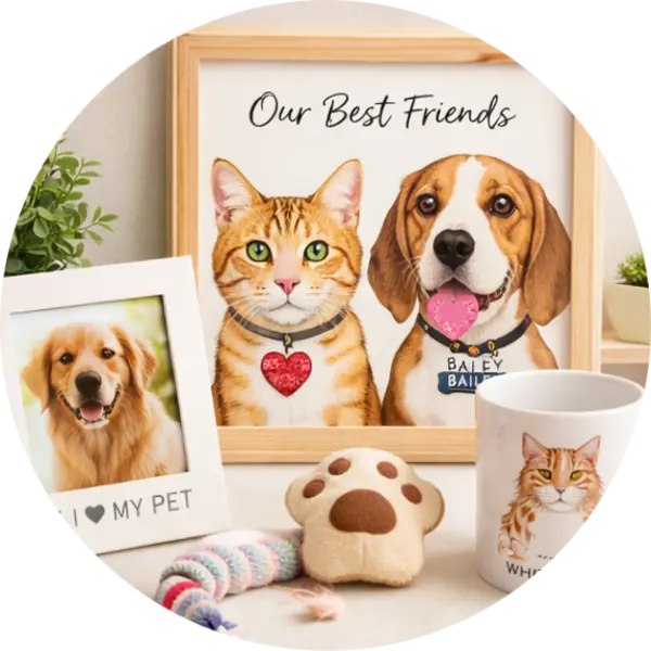 Custom pet lover gifts and keepsakes