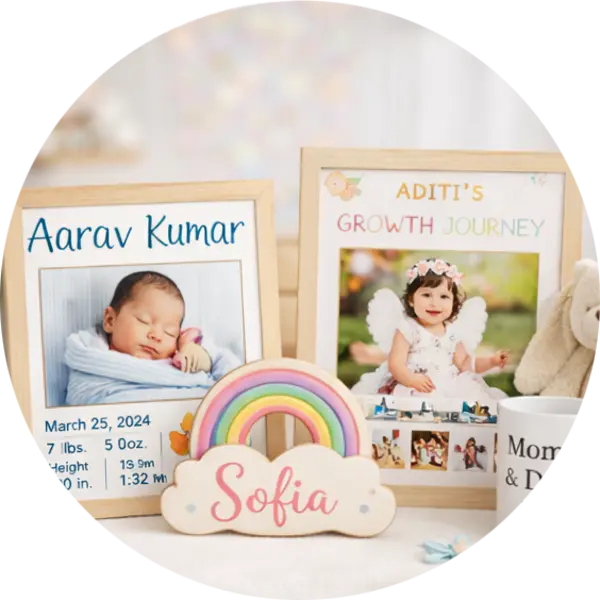 Personalized toddler and baby gift collection